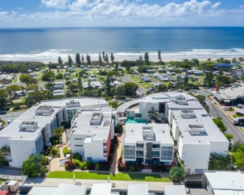 element-on-coolum-beach-drone-building-1
