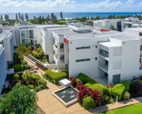 element-on-coolum-beach-drone-building-2